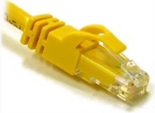 Main image of C2G 27191 Cat6 Cable - Snagless Unshielded Ethernet Network Patch Cable, Yellow (3 Feet, 0.91 Meters)