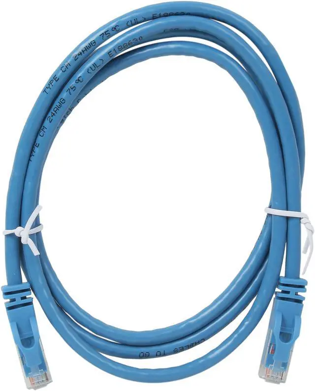 Alt view image 2 of 3 - C2G 31341 Cat6 Cable - Snagless Unshielded Ethernet Network Patch Cable, Blue (5 Feet, 1.52 Meters)