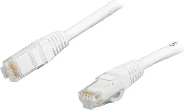 Main image of C2G 31343 Cat6 Cable - Snagless Unshielded Ethernet Network Patch Cable, White (5 Feet, 1.52 Meters)