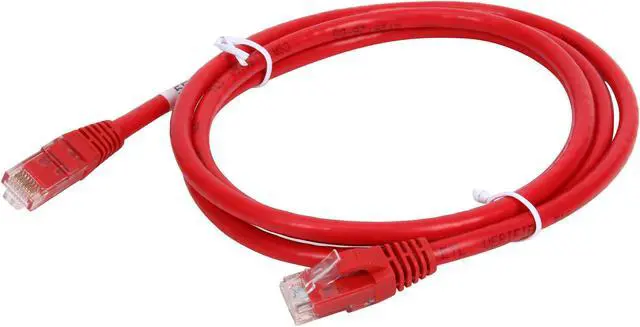 Alt view image 2 of 3 - C2G 31345 Cat6 Cable - Snagless Unshielded Ethernet Network Patch Cable, Red (5 Feet, 1.52 Meters)