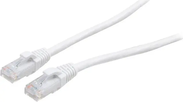 Main image of C2G 27161 Cat6 Cable - Snagless Unshielded Ethernet Network Patch Cable, White (3 Feet, 0.91 Meters)