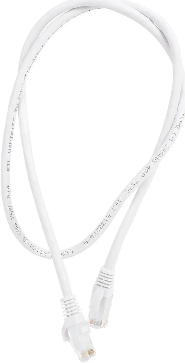Alt view image 2 of 3 - C2G 27161 Cat6 Cable - Snagless Unshielded Ethernet Network Patch Cable, White (3 Feet, 0.91 Meters)