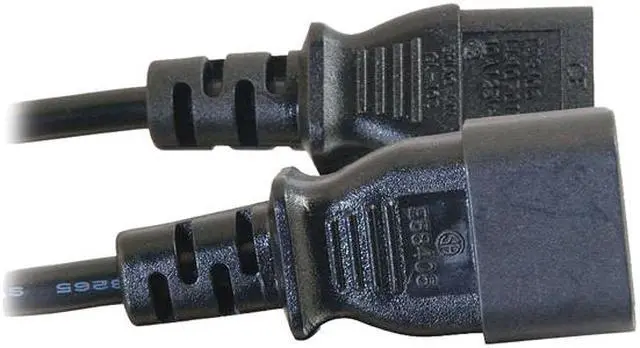 Alt view image 4 of 5 - C2G 30824 14 AWG 250 Volt Power Extension Cord - IEC320C14 (C14) to IEC320C13 (C13), TAA Compliant, Black (10 Feet, 3.04 Meters)