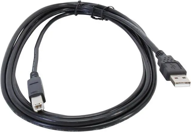 Alt view image 2 of 3 - C2G 28103 USB Cable - USB 2.0 A Male to B Male Cable for Printers, Scanners, Brother, Canon, Dell, Epson, HP and more, Black (9.8 Feet, 3 Meters)