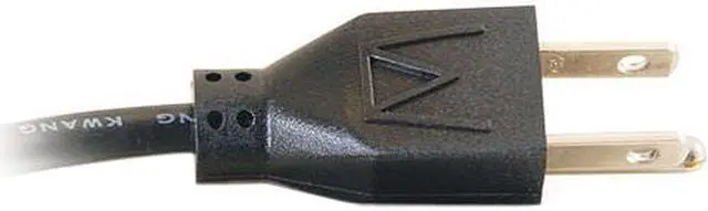 Alt view image 3 of 3 - C2G 03117 18 AWG Outlet Saver Power Extension Cord - NEMA 5-15P to NEMA 5-15R, TAA Compliant, Black (15 Feet, 4.57 Meters)