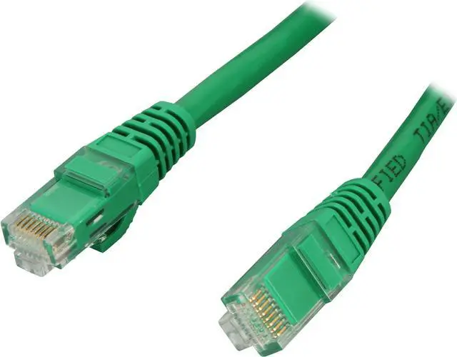 Main image of C2G 27171 Cat6 Cable - Snagless Unshielded Ethernet Network Patch Cable, Green (3 Feet, 0.91 Meters)