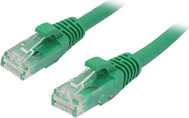 Main image of C2G 27172 Cat6 Cable - Snagless Unshielded Ethernet Network Patch Cable, Green (7 Feet, 2.13 Meters)