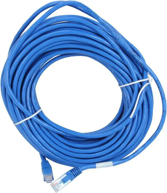 Alt view image 2 of 3 - C2G 20037 Cat5e Cable - Snagless Unshielded Ethernet Network Patch Cable, Blue (50 Feet, 15.24 Meters)
