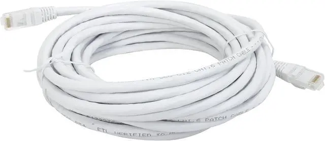 Alt view image 2 of 3 - C2G 27165 Cat6 Cable - Snagless Unshielded Ethernet Network Patch Cable, White (25 Feet, 7.62 Meters)