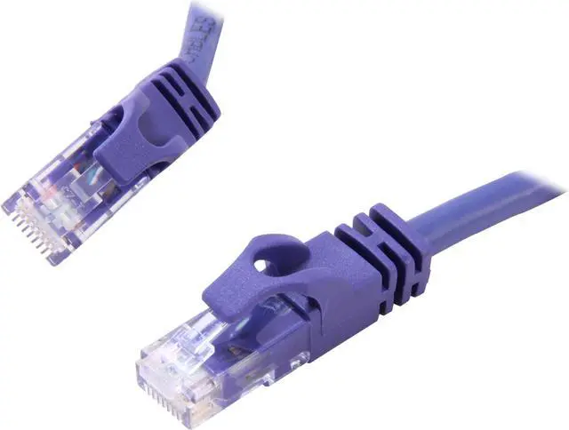 Main image of C2G 27804 Cat6 Cable - Snagless Unshielded Ethernet Network Patch Cable, Purple (14 Feet, 4.26 Meters)