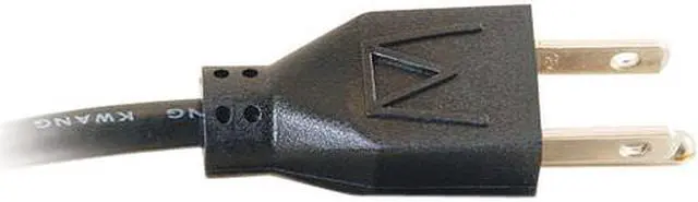Alt view image 3 of 4 - C2G 03116 18 AWG Outlet Saver Power Extension Cord - NEMA 5-15P to NEMA 5-15R, TAA Compliant, Black (10 Feet, 3.04 Meters)