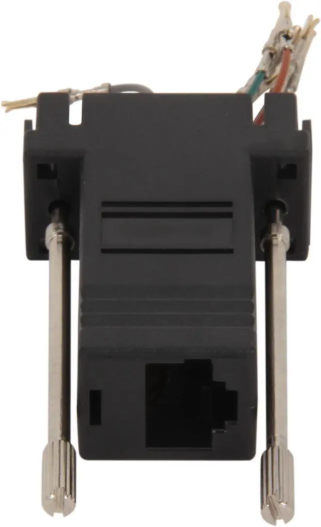 Alt view image 4 of 5 - C2G 02943 RJ45 to DB9 Female Serial RS232 Modular Adapter, Black