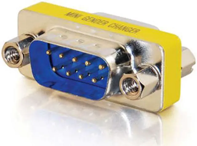 Main image of C2G 02782 DB9 M/M Serial RS232 Mini Gender Changer (Coupler)
