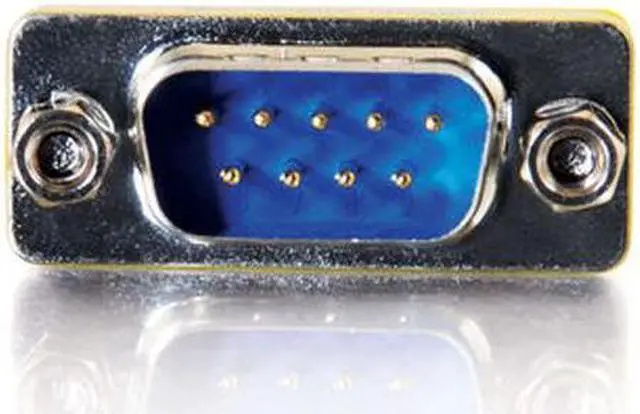 Alt view image 2 of 3 - C2G 02782 DB9 M/M Serial RS232 Mini Gender Changer (Coupler)
