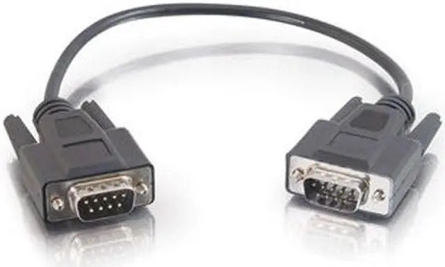 Alt view image 2 of 4 - C2G 25220 DB9 M/M Serial RS232 Cable, Black (3 Feet, 0.91 Meters)
