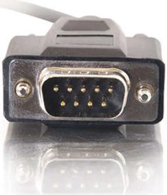Alt view image 3 of 4 - C2G 25220 DB9 M/M Serial RS232 Cable, Black (3 Feet, 0.91 Meters)