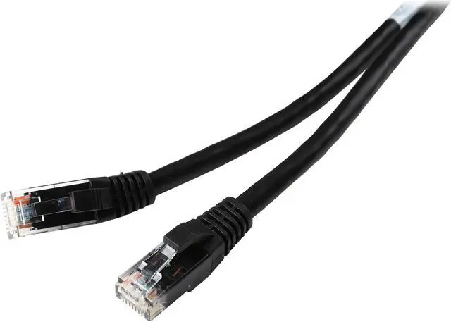 Main image of C2G 27150 Cat6 Cable - Snagless Unshielded Ethernet Network Patch Cable, Black (1 Foot, 0.30 Meters)