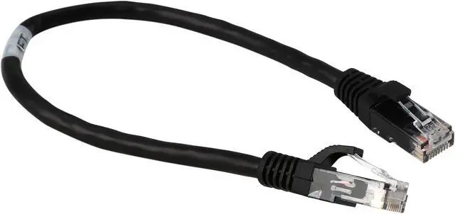 Alt view image 2 of 3 - C2G 27150 Cat6 Cable - Snagless Unshielded Ethernet Network Patch Cable, Black (1 Foot, 0.30 Meters)