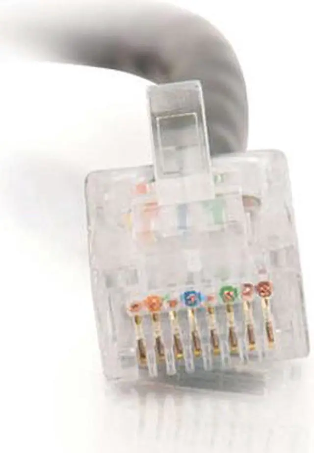 Alt view image 3 of 4 - C2G 24493 3 ft. Cat 5E (Crossover) Black Cat5E 350 MHz Crossover Patch Cable - Black