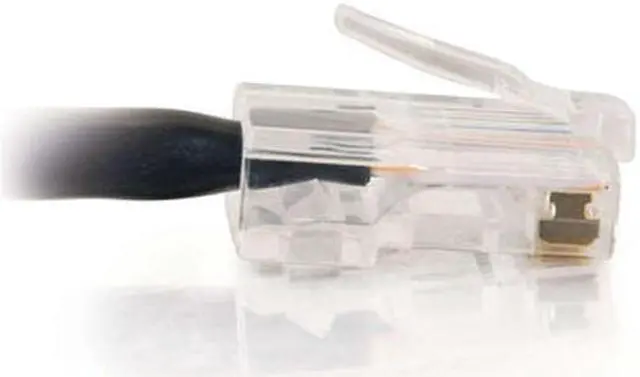 Alt view image 4 of 4 - C2G 24493 3 ft. Cat 5E (Crossover) Black Cat5E 350 MHz Crossover Patch Cable - Black