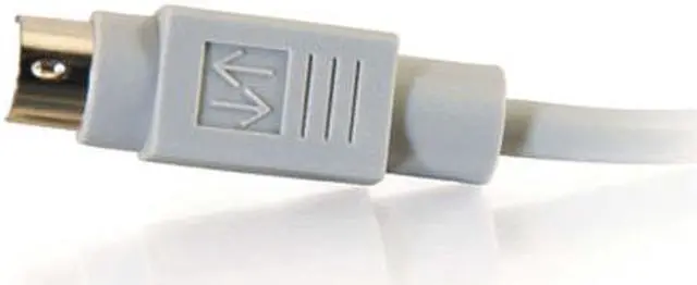 Alt view image 2 of 4 - C2G 02316 8-Pin Mini-DIN M/M Serial RS232 Cable, Beige (6 Feet, 1.82 Meters)