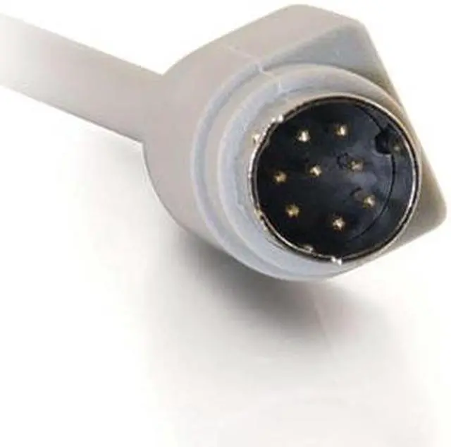 Alt view image 3 of 4 - C2G 02316 8-Pin Mini-DIN M/M Serial RS232 Cable, Beige (6 Feet, 1.82 Meters)