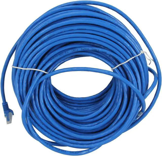Alt view image 2 of 3 - C2G 27147 Cat6 Cable - Snagless Unshielded Ethernet Network Patch Cable, Blue (100 Feet, 30.48 Meters)