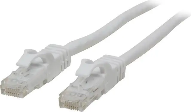 Main image of C2G 27166 Cat6 Cable - Snagless Unshielded Ethernet Network Patch Cable, White (50 Feet, 15.24 Meters)