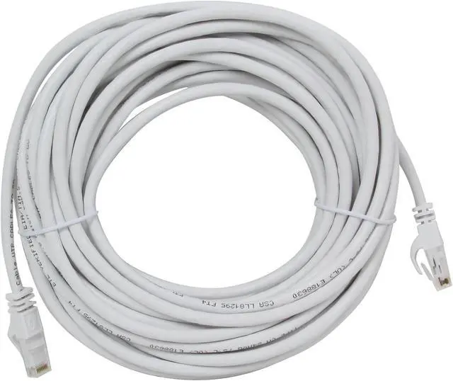 Alt view image 2 of 3 - C2G 27166 Cat6 Cable - Snagless Unshielded Ethernet Network Patch Cable, White (50 Feet, 15.24 Meters)