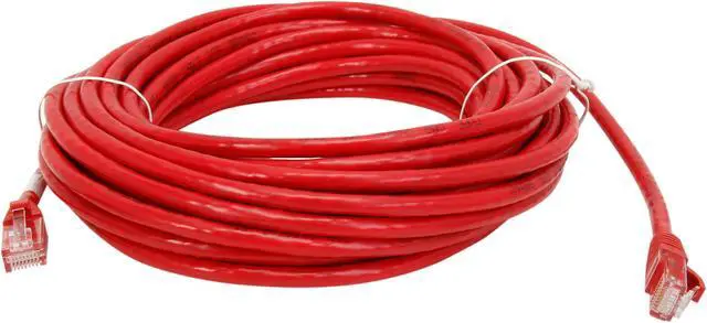 Alt view image 2 of 3 - C2G 31355 Cat6 Cable - Snagless Unshielded Ethernet Network Patch Cable, Red (35 Feet, 10.66 Meters)