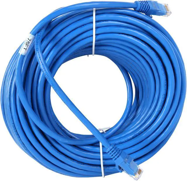 Alt view image 2 of 3 - C2G 31361 Cat6 Cable - Snagless Unshielded Ethernet Network Patch Cable, Blue (75 Feet, 22.86 Meters)
