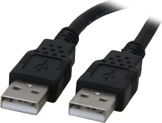 Main image of C2G 28105 USB Cable - USB 2.0 A Male to A Male Cable, Black (3.3 Feet, 1 Meter)
