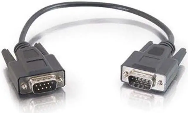 Alt view image 3 of 3 - C2G 52087 DB9 M/M Serial RS232 Cable, Black (6 Feet, 1.82 Meters)