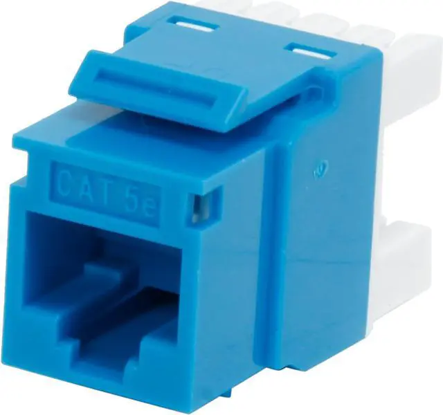 Main image of C2G 03796 Cat5E RJ45 UTP Keystone Jack - Blue