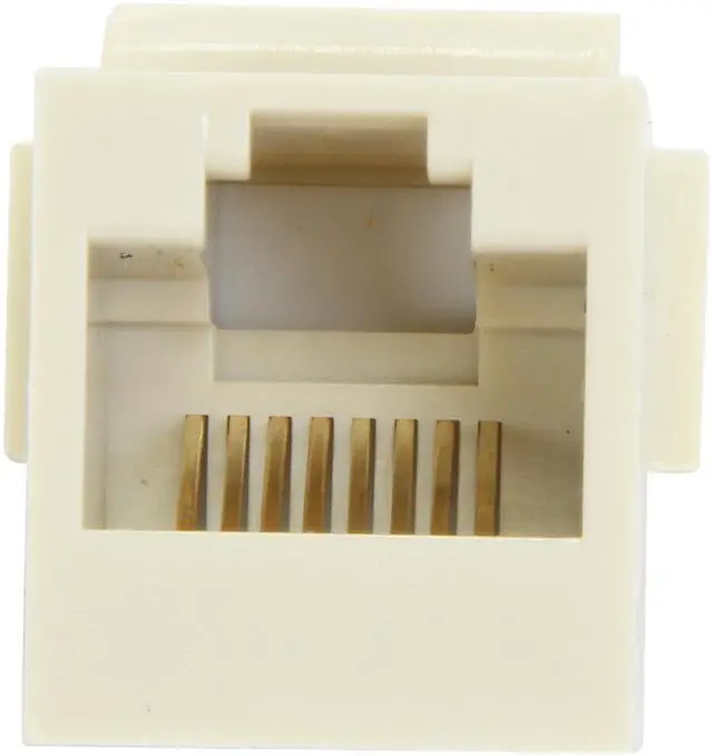 Alt view image 2 of 6 - C2G/Cables To Go 03674 RJ45  Coupler Keystone Insert Module
