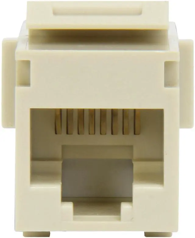 Alt view image 4 of 6 - C2G/Cables To Go 03674 RJ45  Coupler Keystone Insert Module