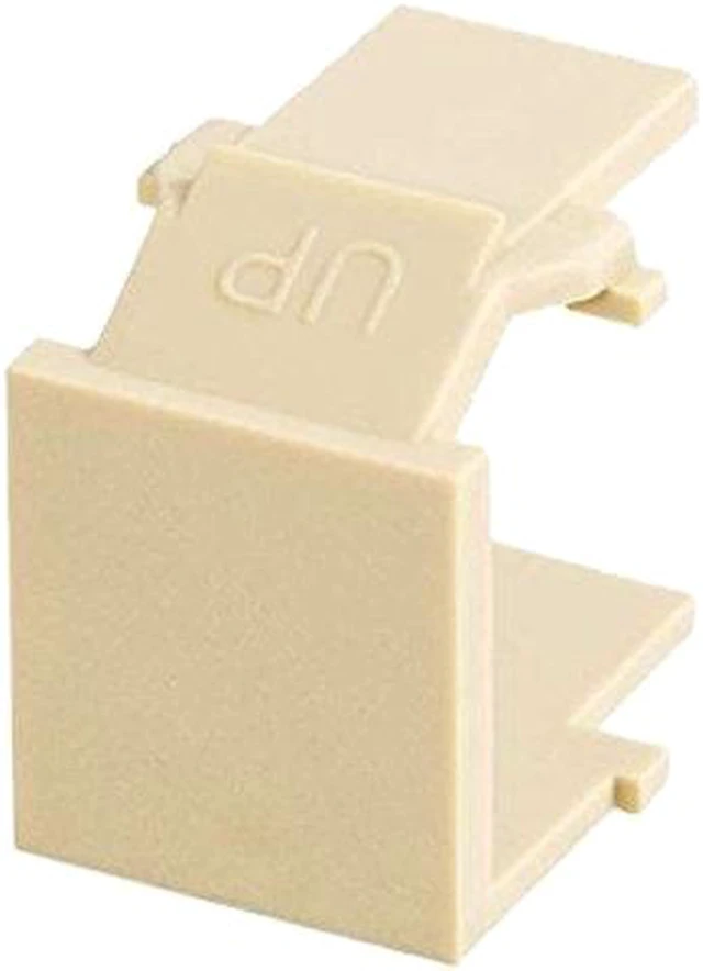 C2G Snap-In Blank Keystone Insert Module - Ivory - Newegg.com