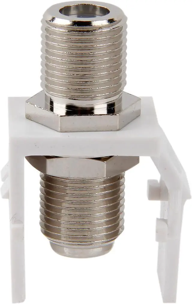 Alt view image 4 of 7 - C2G 03824 Snap-In F-Type F/F Keystone Insert Module, White