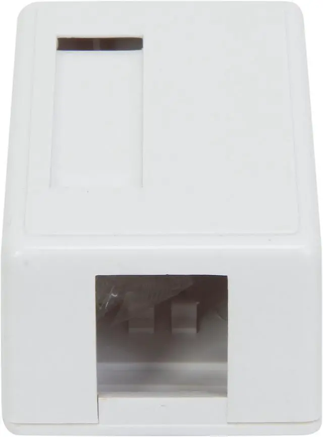 Alt view image 2 of 6 - C2G/Cables To Go 03831 1-Port Keystone Jack Surface Mount Box