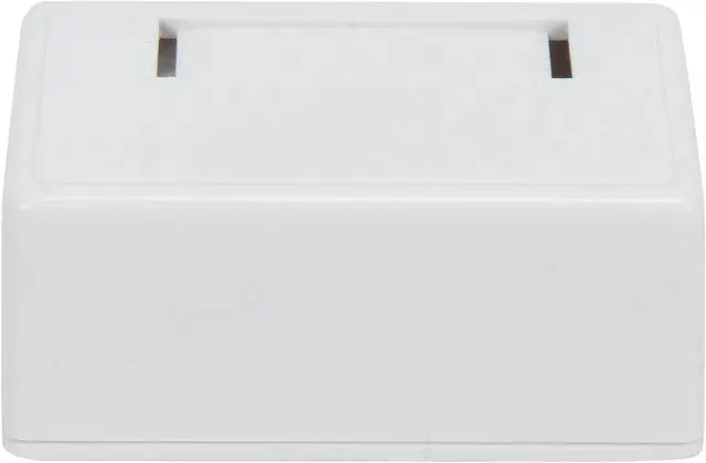 Alt view image 3 of 6 - C2G/Cables To Go 03831 1-Port Keystone Jack Surface Mount Box