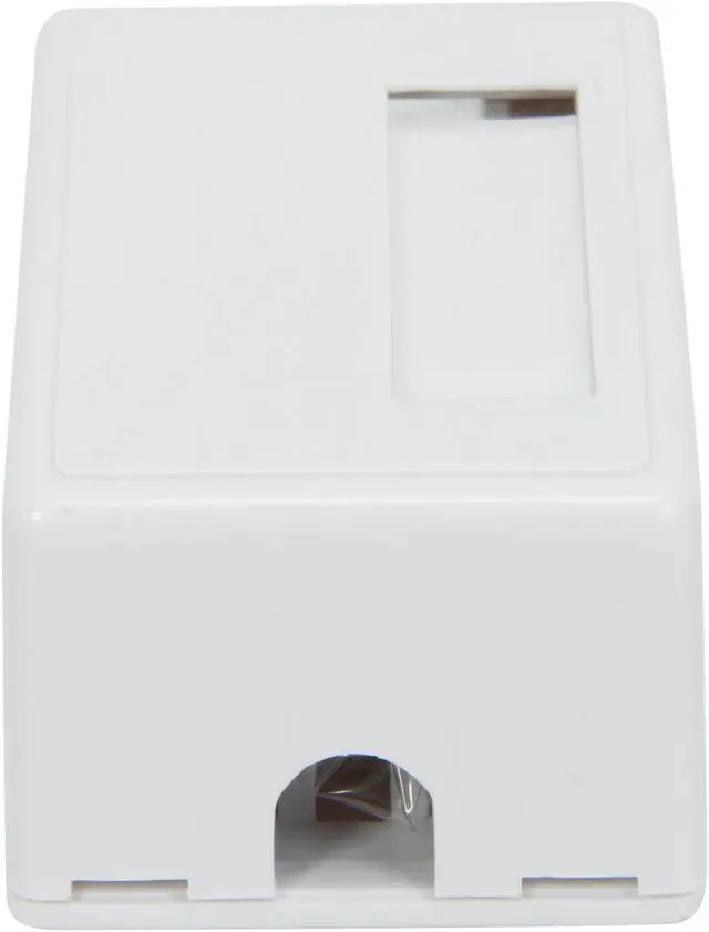 Alt view image 4 of 6 - C2G/Cables To Go 03831 1-Port Keystone Jack Surface Mount Box