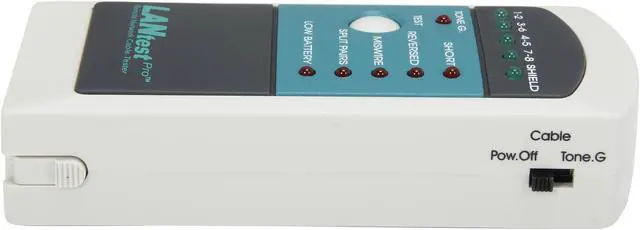 Alt view image 7 of 10 - C2G/Cables To Go 26847 LANtest Pro Remote Network Cable Tester with Tone and Probe