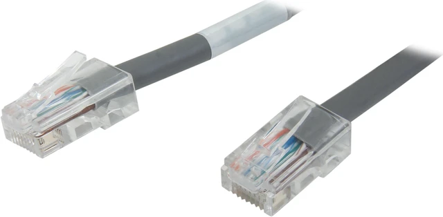 Main image of C2G 24392 Cat5e Cable - Non-Booted Unshielded Ethernet Network Patch Cable, Gray (50 Feet, 15.24 Meters)