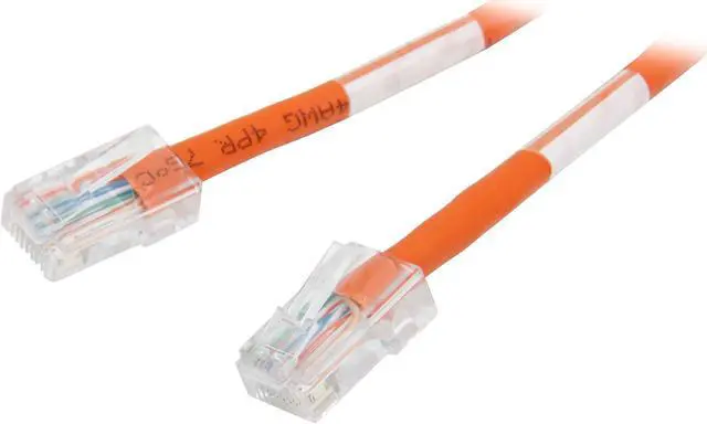 Main image of C2G 24515 Cat5e Crossover Cable - Non-Booted Unshielded Network Patch Cable, Orange (25 Feet, 7.62 Meters)