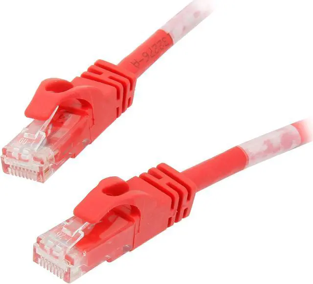 Main image of C2G 27863 Cat6 Crossover Cable - Snagless Unshielded Network Patch Cable, Red (10 Feet, 3.04 Meters)
