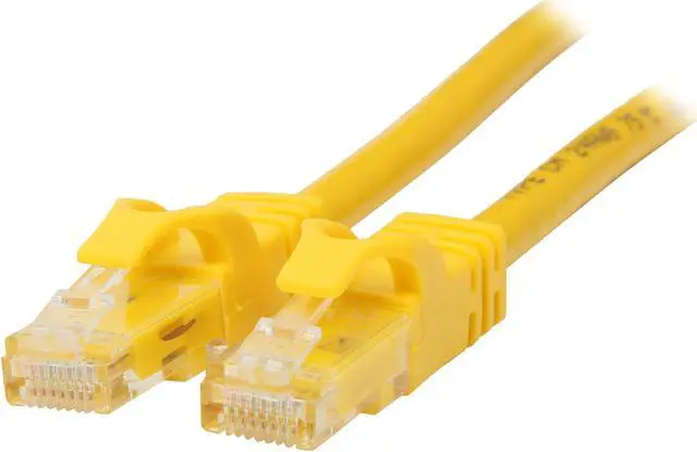 Main image of C2G 31346 Cat6 Cable - Snagless Unshielded Ethernet Network Patch Cable, Yellow (5 Feet, 1.52 Meters)