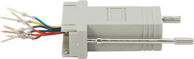 Alt view image 3 of 5 - C2G 02945 RJ45 to DB9 Male Serial RS232 Modular Adapter, Gray