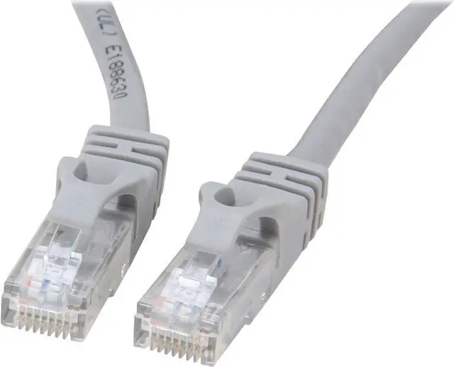 Main image of C2G 31340 Cat6 Cable - Snagless Unshielded Ethernet Network Patch Cable, Gray (5 Feet, 1.52 Meters)