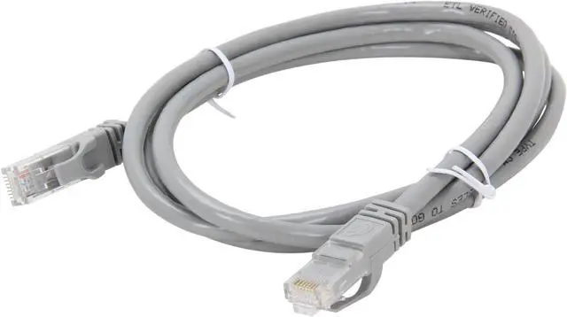 Alt view image 2 of 3 - C2G 31340 Cat6 Cable - Snagless Unshielded Ethernet Network Patch Cable, Gray (5 Feet, 1.52 Meters)