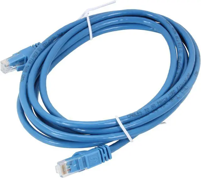 Alt view image 2 of 3 - C2G 27143 Cat6 Cable - Snagless Unshielded Ethernet Network Patch Cable, Blue (10 Feet, 3.04 Meters)